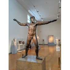 Bronze statue of Zeus or Poseidon